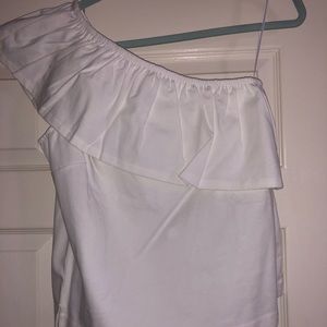 [NWT] J. Crew off the shoulder white shirt